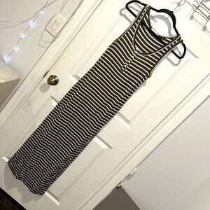 Stripe maxi dress